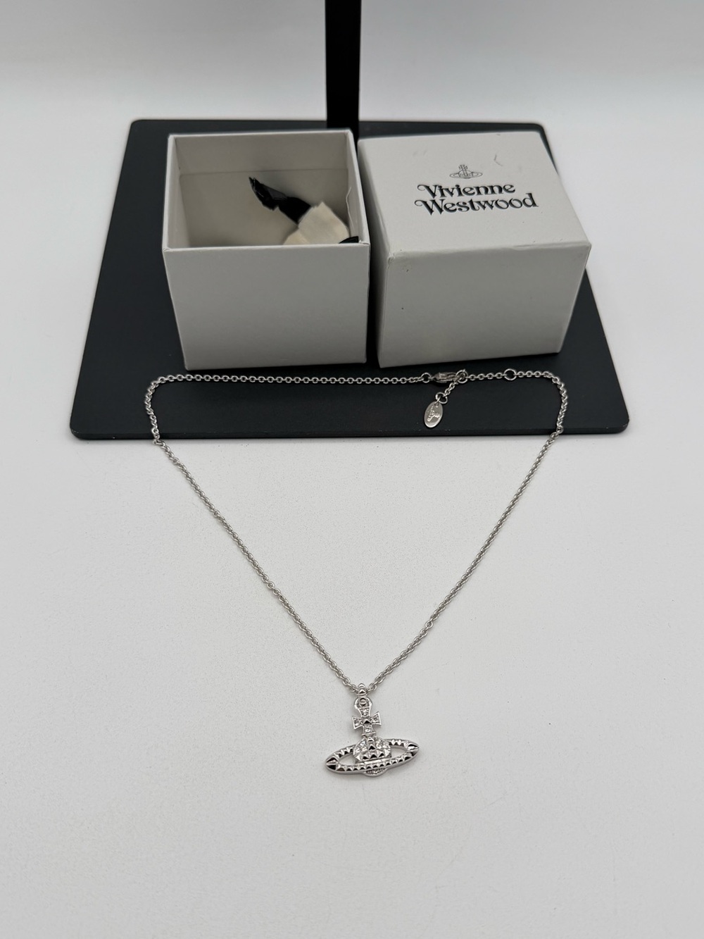 Vivienne Westwood Diamond Cut Orb Necklace
